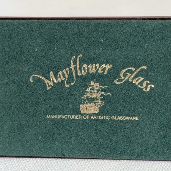 USS SHIP - The Mayflower Glass Hand Crafted Ship In The Bottle I'm - Picture 3 of 3